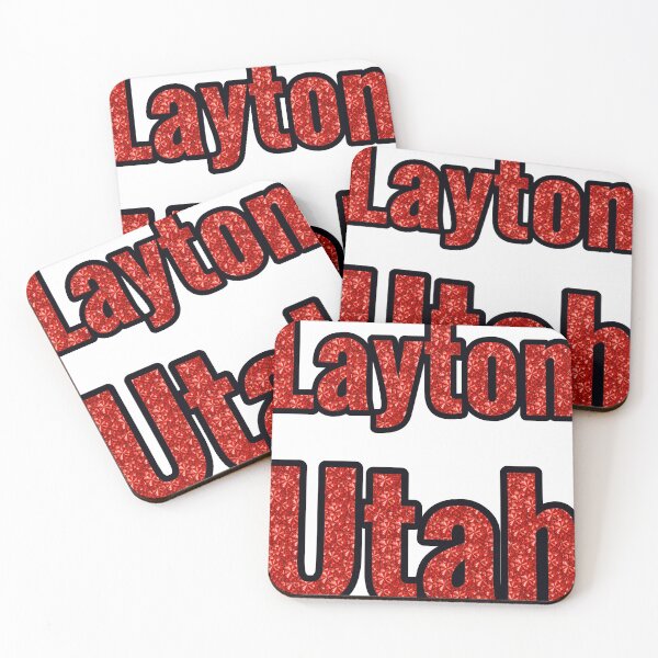 Item preview, Layton Utah City Name With Red Rhinestone designed and sold by TheIconSmith.