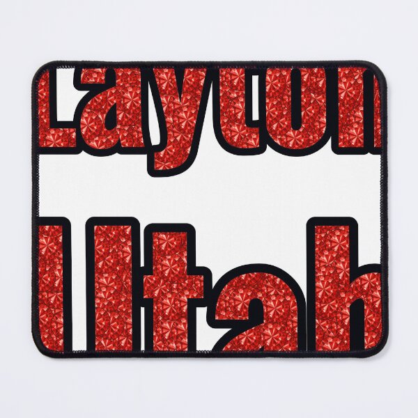 Item preview, Layton Utah City Name With Red Rhinestone designed and sold by TheIconSmith.