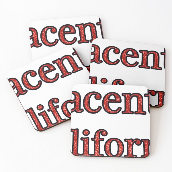 Item preview, Placentia California City Name With Red Rhinestone designed and sold by TheIconSmith.