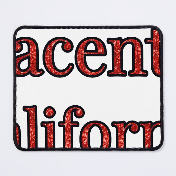 Item preview, Placentia California City Name With Red Rhinestone designed and sold by TheIconSmith.