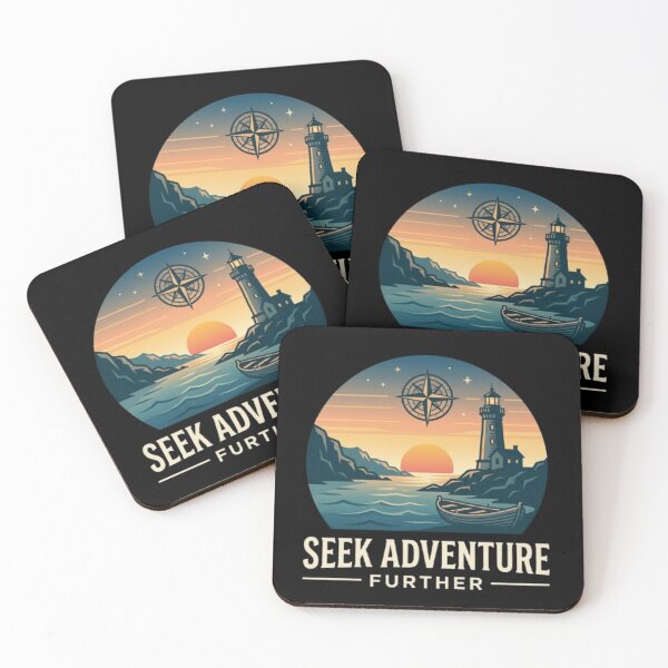 Item preview, Seek Adventure – Coastal Sunset Design designed and sold by Dogandesighn.