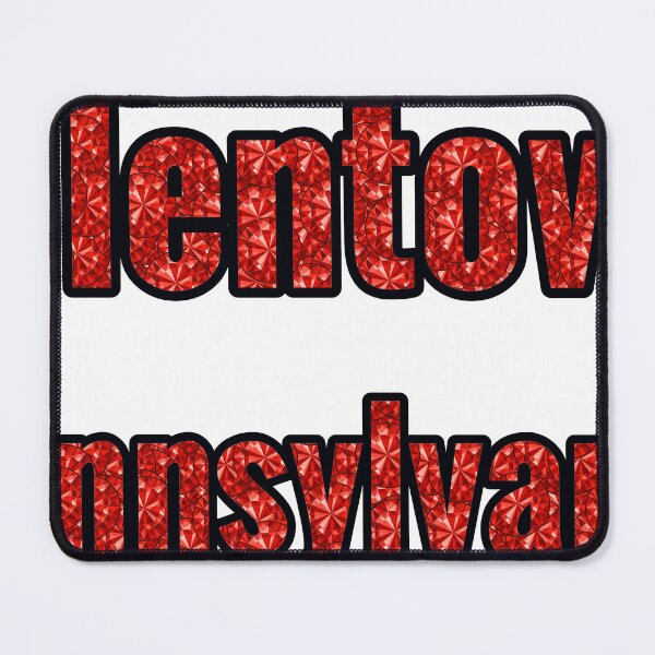 Item preview, Allentown Pennsylvania City Name With Red Rhinestone designed and sold by TheIconSmith.