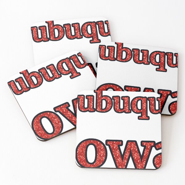 Item preview, Dubuque Iowa City Name With Red Rhinestone designed and sold by TheIconSmith.
