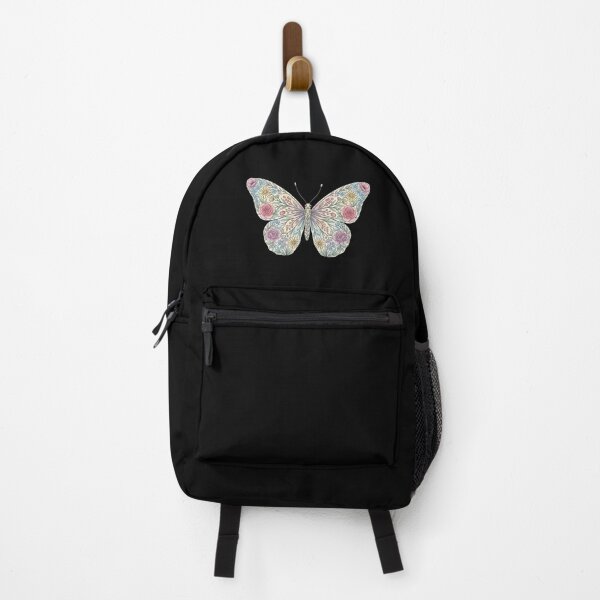 Item preview, Floral Butterfly Silhouette Nature Lover Girl Woman II designed and sold by Lemon Pepper.