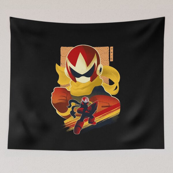 Item preview, Proto Man Dark Silhouette Minimal Retro Aesthetic Shirt designed and sold by Hypertwenty Designs.