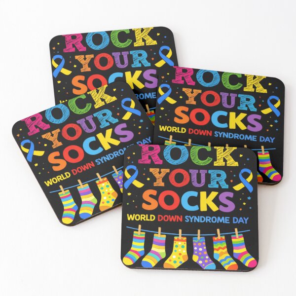 Item preview, Rock Your Socks Colorful Awareness Support Design designed and sold by Apoyorahi.