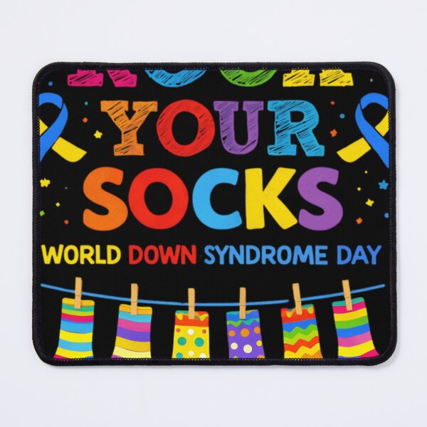 Item preview, Rock Your Socks Colorful Awareness Support Design designed and sold by Apoyorahi.