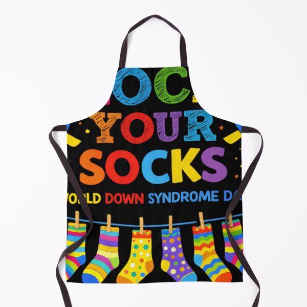 Item preview, Rock Your Socks Colorful Awareness Support Design designed and sold by Apoyorahi.