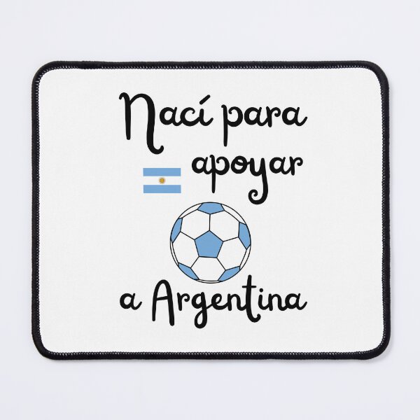 Item preview, Born to support Argentina soccer fan design designed and sold by Tienda-Vane.