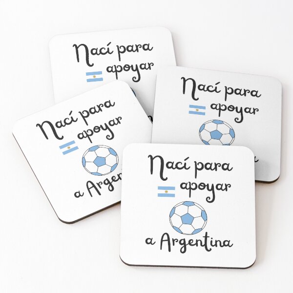 Item preview, Born to support Argentina soccer fan design  designed and sold by Tienda-Vane.