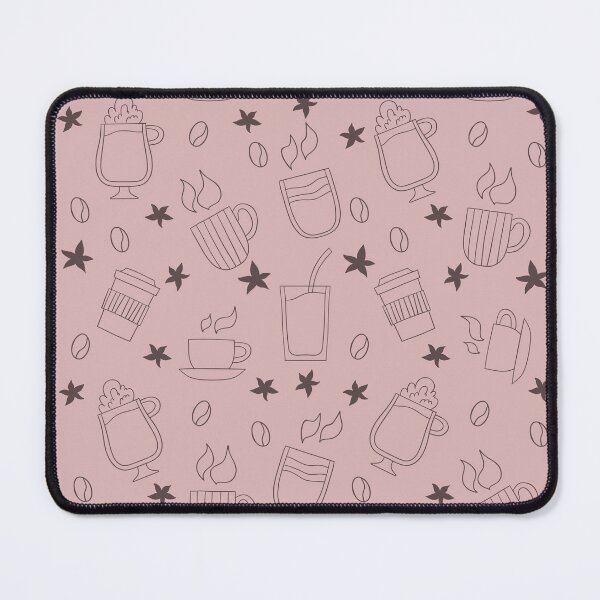 Item preview, Seamless pattern with coffee beans and flowers designed and sold by anyramagic.