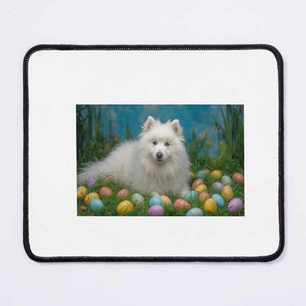 Item preview, Samoyed Easter Eggs – Cute Fluffy Dog Easter Design designed and sold by GoxyVision.
