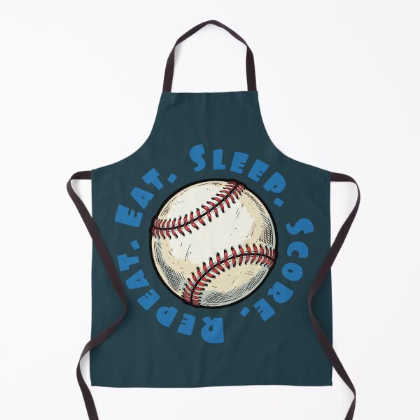 Item preview, Eat Sleep Score Repeat – Funny Baseball Player Design designed and sold by CARPIO Creations.