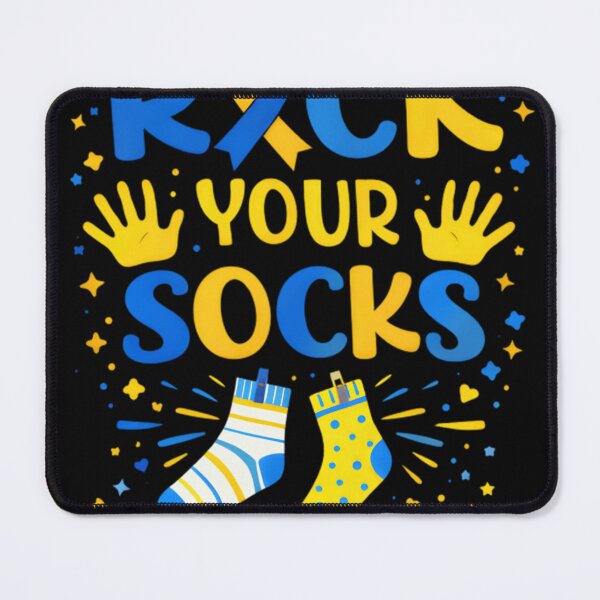 Item preview, Rock Your Socks Inclusion Celebration Awareness Design designed and sold by Apoyorahi.