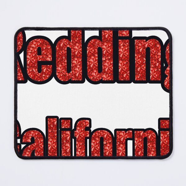 Item preview, Redding California City Name With Red Rhinestone designed and sold by TheIconSmith.