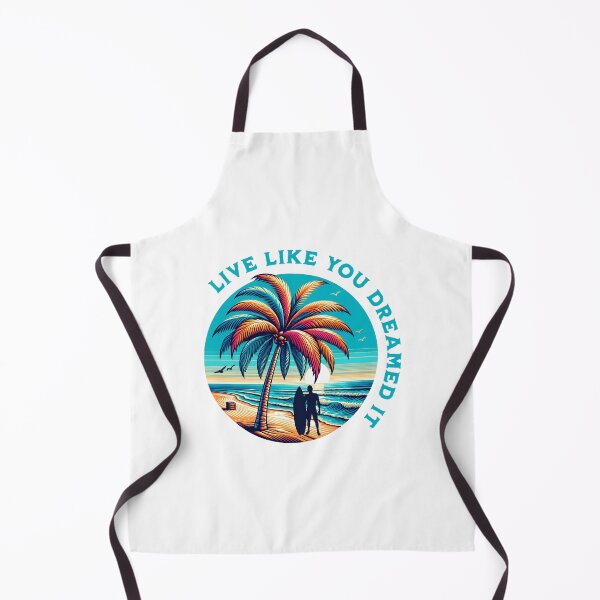 Item preview, Live Like You Dreamed It Beach Sunset Retro Design designed and sold by PrintandJoy.