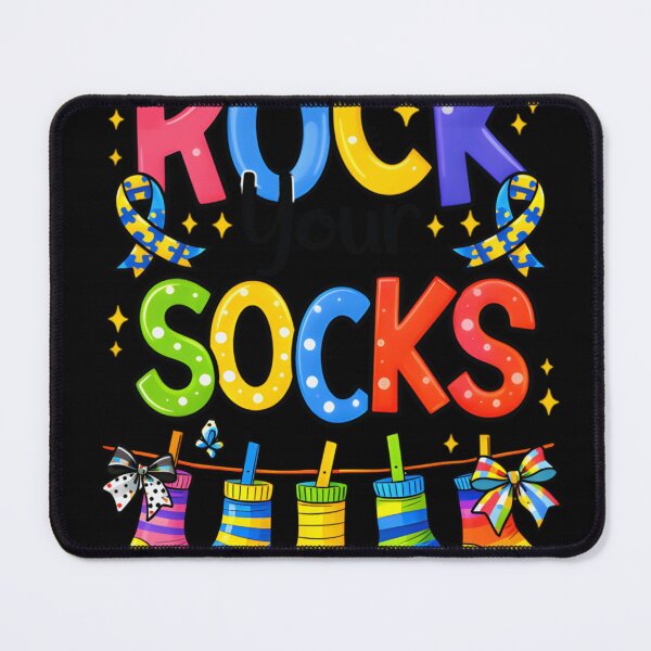 Item preview, Rock Your Socks Spread Love Awareness Message Design designed and sold by Apoyorahi.