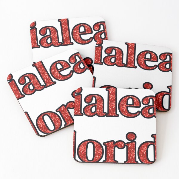 Item preview, Hialeah Florida City Name With Red Rhinestone designed and sold by TheIconSmith.