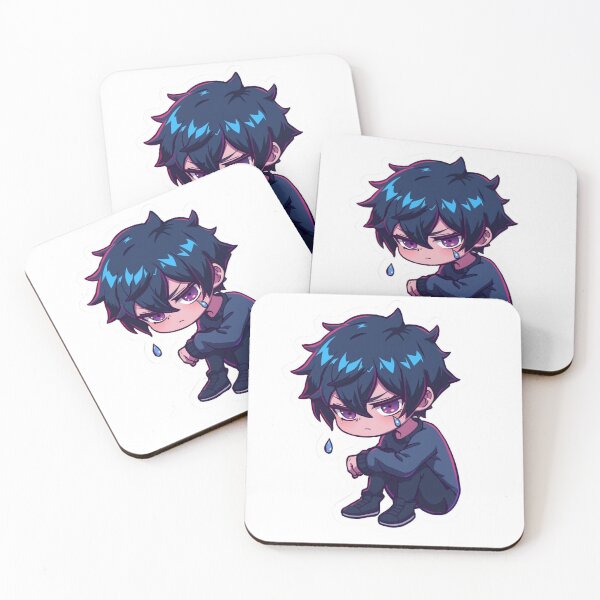 Artikelvorschau, Trauriger Chibi-Anime-Junge entworfen und verkauft von BOONEEX.