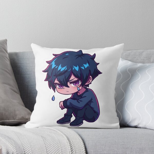 Item preview, Sad Chibi Anime Boy  designed and sold by BOONEEX.
