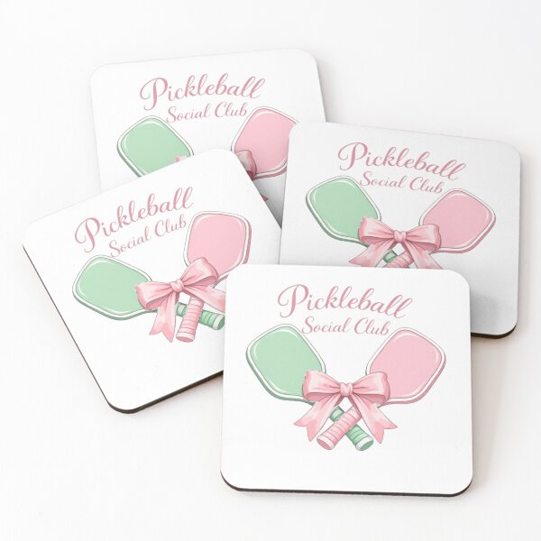Item preview, Preppy Coquette Pickleball Social Club T-Shirt | Trendy Pink & Green Pickleball Gift | Aesthetic Court Apparel designed and sold by PickleballPulse.