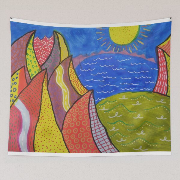 Item preview, David Hockney - David Hockney - David Hockney (45) - Vibrant California Pool – Pop Art Print Inspired by David Hockney designed and sold by KirstenShShop.