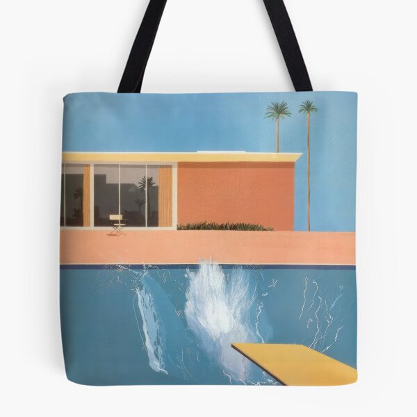 Item preview, David Hockney - David Hockney - David Hockney (47) - Vibrant California Pool – Pop Art Print Inspired by David Hockney designed and sold by KirstenShShop.
