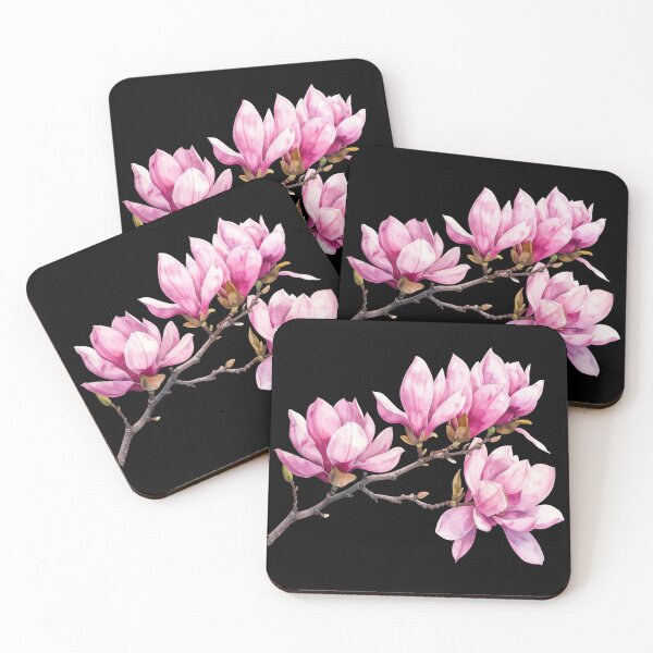 Item preview, Delicate magnolia blossoms on the branch designed and sold by LiskoDesign.