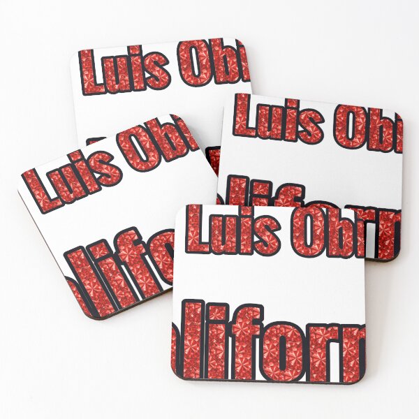 Item preview, San Luis Obispo California City Name With Red Rhinestone designed and sold by TheIconSmith.