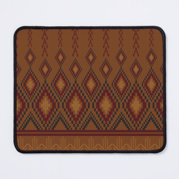 Item preview, Thai traditional textile pattern reimagined in pixel art style designed and sold by Line-Aura.