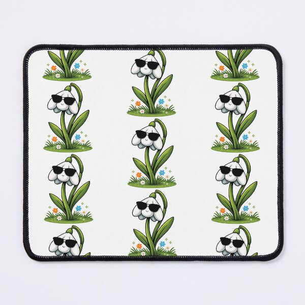 Item preview, Cool snowdrop with sunglasses - spring sticker designed and sold by DKunic.