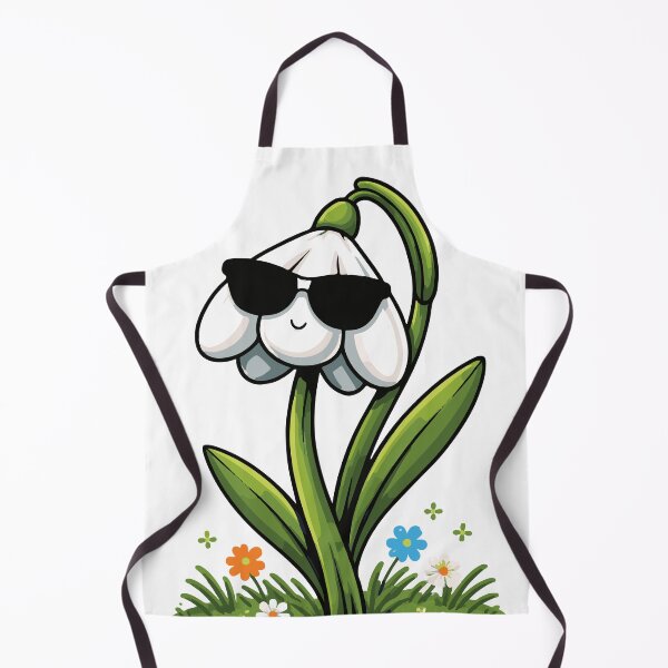 Item preview, Cool snowdrop with sunglasses - spring sticker designed and sold by DKunic.