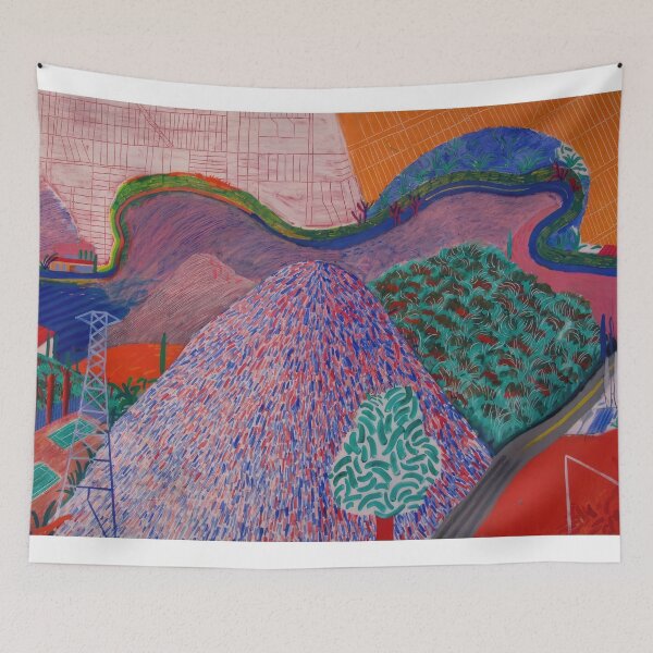 Item preview, David Hockney - David Hockney - David Hockney (49) - Vibrant California Pool – Pop Art Print Inspired by David Hockney designed and sold by KirstenShShop.