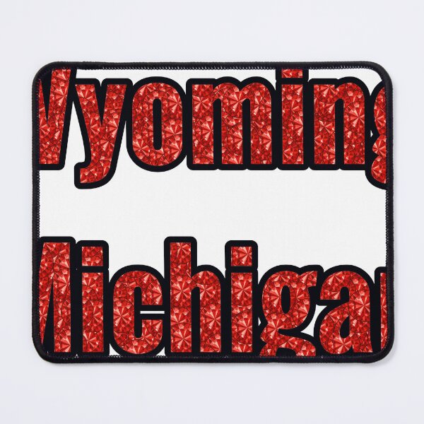 Item preview, Wyoming Michigan City Name With Red Rhinestone designed and sold by TheIconSmith.