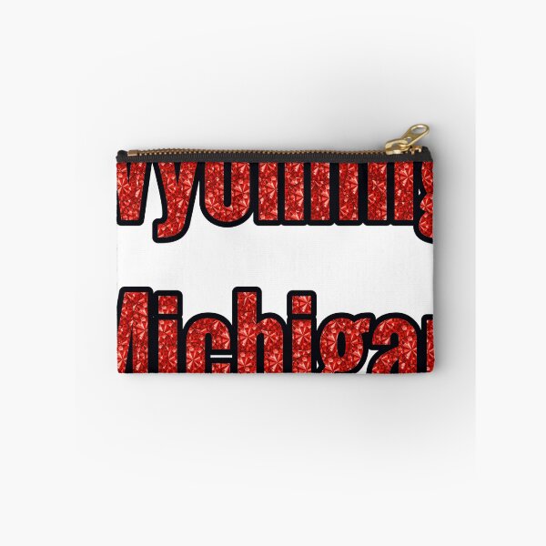 Item preview, Wyoming Michigan City Name With Red Rhinestone designed and sold by TheIconSmith.
