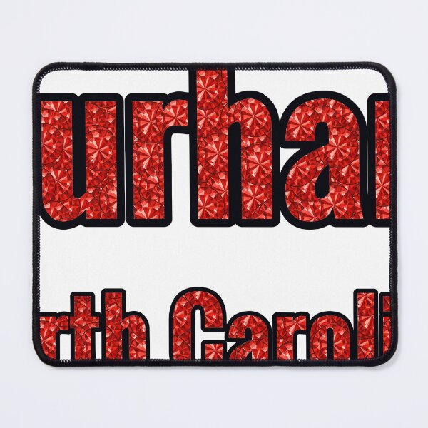 Item preview, Durham North Carolina City Name With Red Rhinestone designed and sold by TheIconSmith.