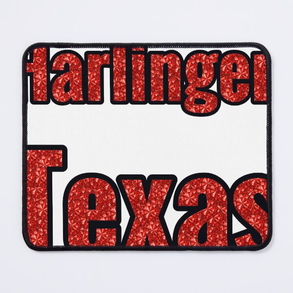Item preview, Harlingen Texas City Name With Red Rhinestone designed and sold by TheIconSmith.