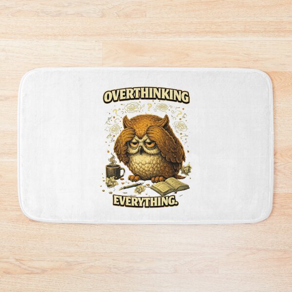 Item preview, Overthinking Design – Overthinking Everything Owl Graphic designed and sold by ZEVARO.
