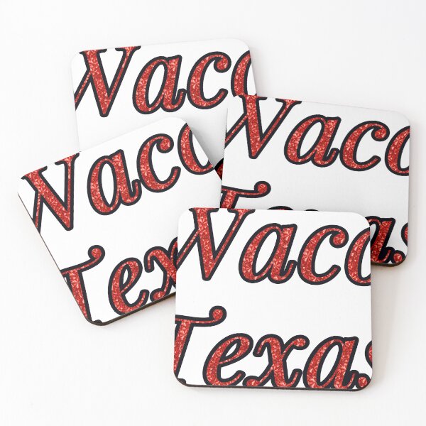 Item preview, Waco Texas City Name With Red Rhinestone designed and sold by TheIconSmith.