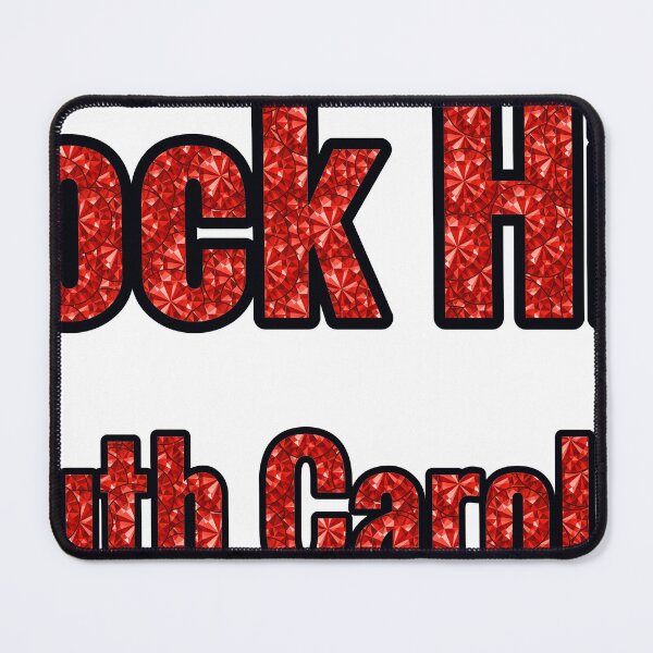 Item preview, Rock Hill South Carolina City Name With Red Rhinestone designed and sold by TheIconSmith.