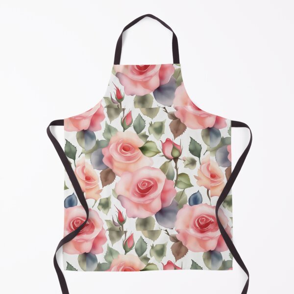 Item preview, watercolour rose pattern designed and sold by RidaSalArt.