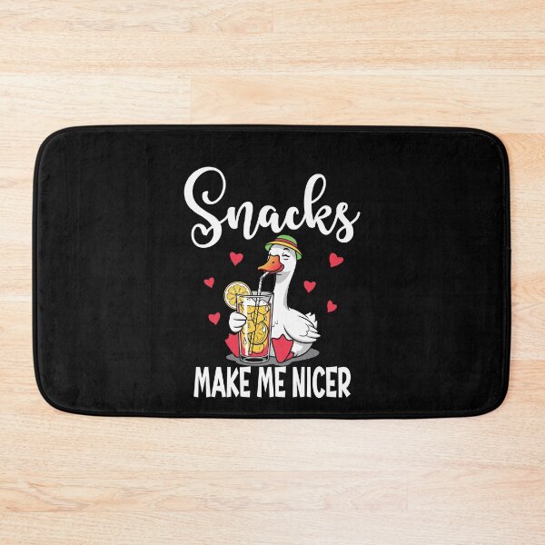 Item preview, Snacks Make Me Nicer Goose Animal Sarcastic Saying Goose designed and sold by Colorfulman.