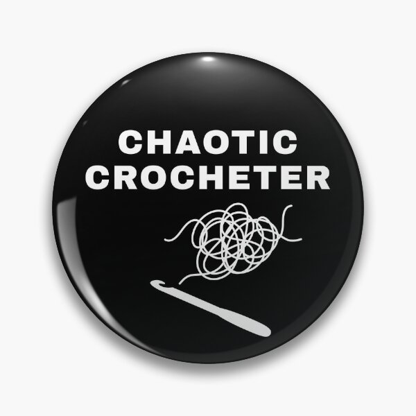 Item preview, Chaotic Crocheter Funny Crochet Design designed and sold by SipAndStitchCo.