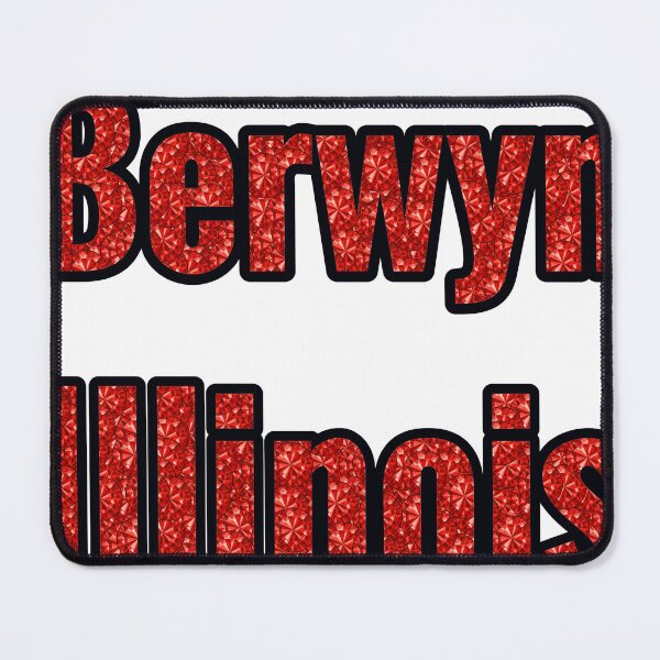 Item preview, Berwyn Illinois City Name With Red Rhinestone designed and sold by TheIconSmith.