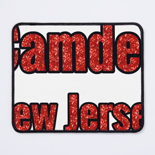 Item preview, Camden New Jersey City Name With Red Rhinestone designed and sold by TheIconSmith.
