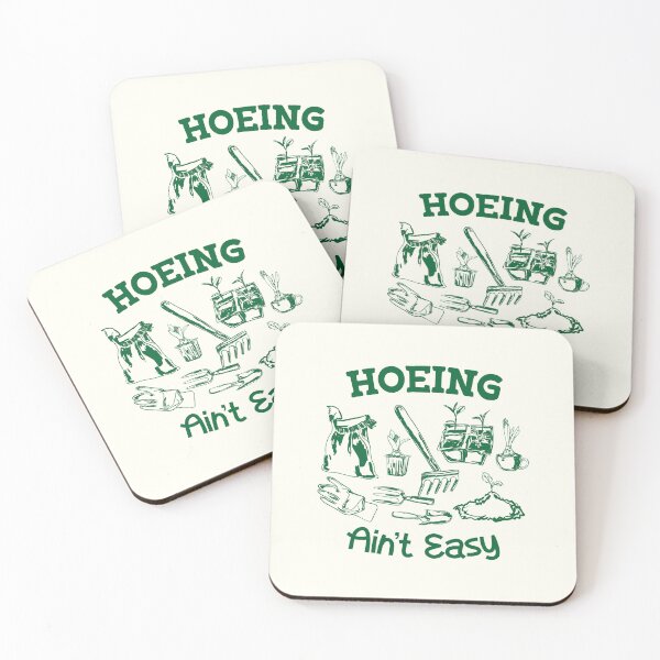 Item preview, Hoeing Ain’t Easy – Funny Garden Humor designed and sold by MaiZephyr.
