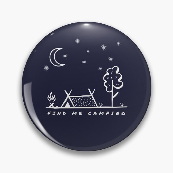 Item preview, Find Me Camping – Minimal Camping Nature Design designed and sold by Slow Vibes Designs.