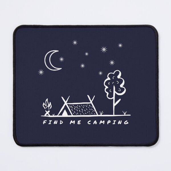 Item preview, Find Me Camping – Minimal Camping Nature Design designed and sold by Slow Vibes Designs.