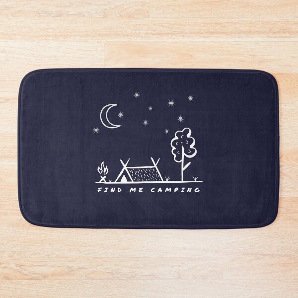 Item preview, Find Me Camping – Minimal Camping Nature Design designed and sold by Slow Vibes Designs.