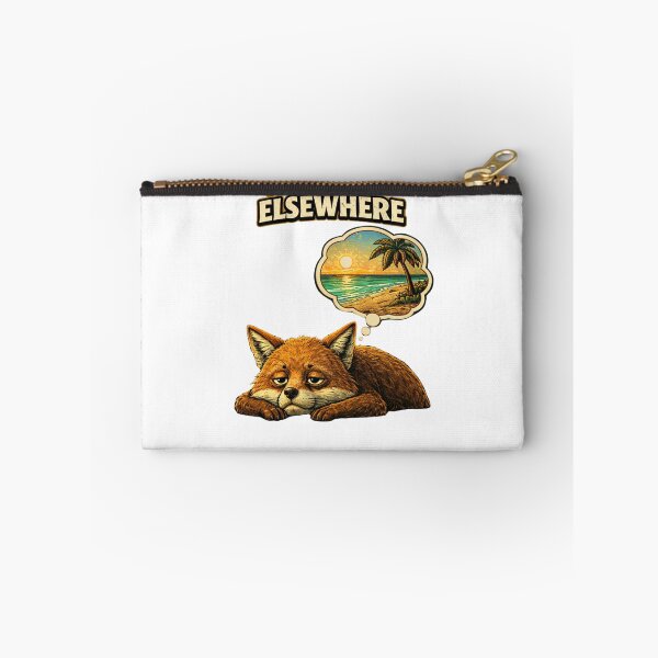 Item preview, Funny Relatable Design – Mentally Elsewhere Fox Graphic designed and sold by ZEVARO.